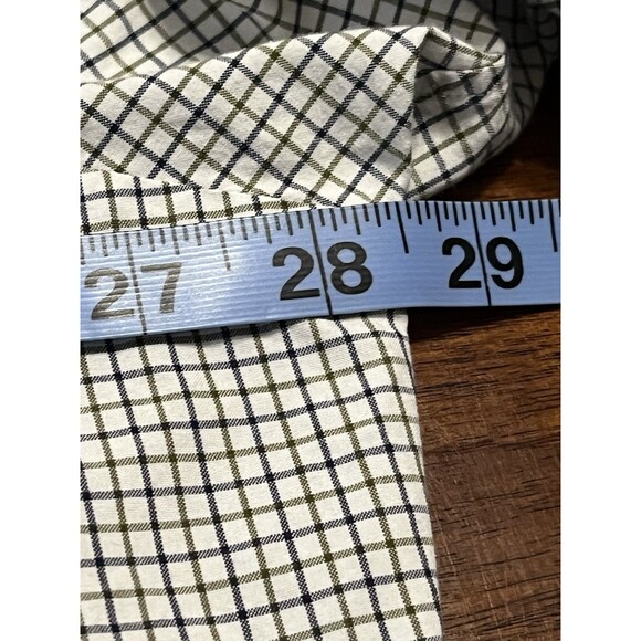 MENS POLO RALPH LAUREN REGENT CLASSIC FIT WHITE CHECK L/S DRESS SHIRT 18 XXL - Picture 7 of 11